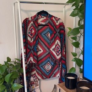 Americana Billabong fringe kimono